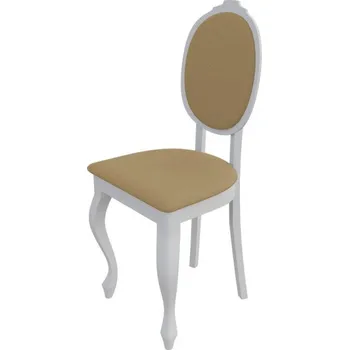 Jídelní židle Židle do kuchyně MOVILE 48 - bílá / béžová