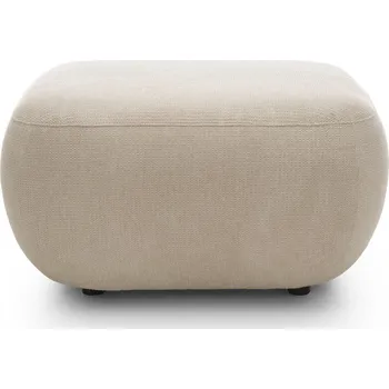 Taburet Čalouněný taburet kostka COBOURG - béžový 2