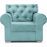 Pohodlné křeslo MIRA - tyrkysové