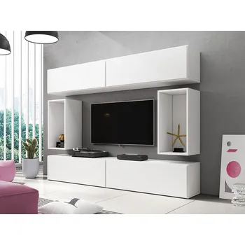 Obývací stěna Stěna do obývacího pokoje NORMANDIA 1 - bílá