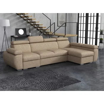 Sedací souprava Sedačka s úložným prostorem ORITUKO - béžová 3, pravý roh