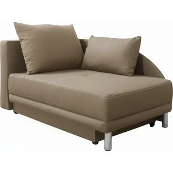 Pohovka Dětská rozkládací pohovka ANASTAZJA - světle hnědá, levá