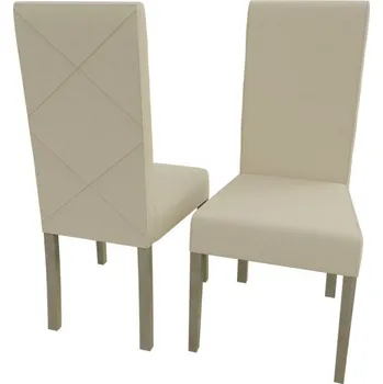 Jídelní židle Jídelní židle MOVILE 400 - dub sonoma / béžová ekokůže