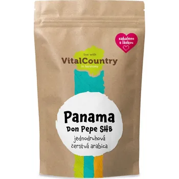 Káva Vital Country Panama Don Pepe SHB káva Varianta: Zrnková, Množství: 1kg