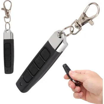 Dálkový ovladač vrat Dálkový Ovladač Univerzální SAMOKOPÍROVACÍ pevný kód pro brány alarmu 433 MHz