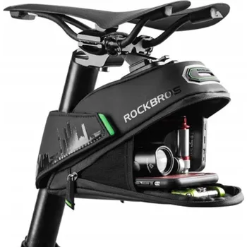 brašna na kolo BRAŠNA PODSEDLOVÁ TAŠKA NA KOLO ZADNÍ POD SEDLO NA SUCHÝ ZIP ROCKBROS C27 1L