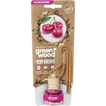 Vůně do auta Elix Green Wood Very Cherry Osvěžovač vzduchu do auta i domácnosti - Super třešňová vůně
