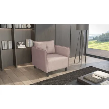 Křeslo Křeslo MAELLA - světle růžové