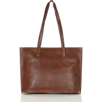 Kabelka MARCO MAZZINI Hnědá dámská business kabelka (420b) Velikost: ONE SIZE