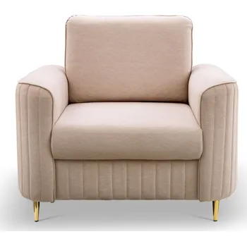 Křeslo Čalouněné křeslo KAMPLO - béžové