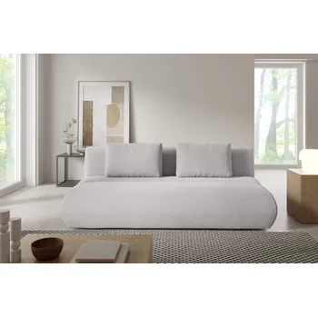 Pohovka Rozkládací dvoumístná pohovka OSHAWA - světlá šedá