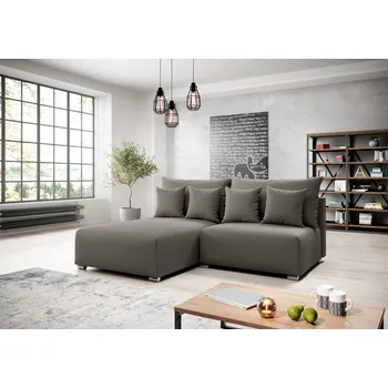 Sedací souprava Malá sedací souprava ROSIANA - tmavě šedá, levý roh