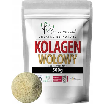 Kloubní výživa Hovězí kolagen v prášku Forest Vitamin 500 g čistý, bez přísad