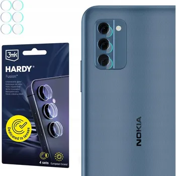 Pouzdro na mobilní telefon 4x Hybridní Sklo na objektiv fotoaparátu pro Nokia C300 3mk Hardy Fusion Lens