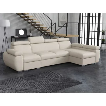 Sedací souprava Sedačka s úložným prostorem ORITUKO - béžová 2, pravý roh