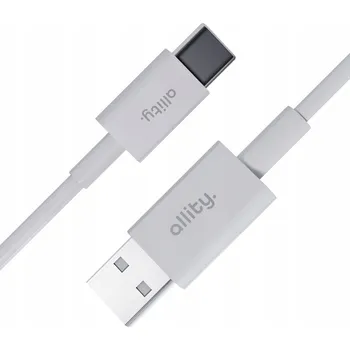 Datový kabel Kabel Allity USB - Apple Lightning 1 m bílý