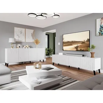 Obývací stěna Nábytek do obýváku TIMO - bílý