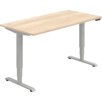 Kancelářský vozík HOBIS výškově stavitelný stůl MOTION RUN MSR 3M 1600, paměť.ovládání, akát + doprava zdarma