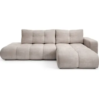 Sedací souprava Rozkládací sedačka s úložným prostorem TRURO 1 - latte, pravý roh