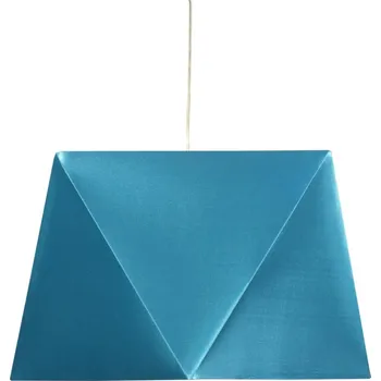 Moderní závěsné osvětlení HEXAGEN - 1xE27, 60W, stříbrné / modré