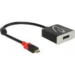 DeLOCK 63312 Adaptér USB Type-C na DisplayPort Černý