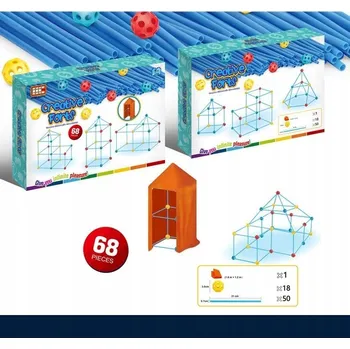 ostatní stavebnice Stavebnice pro skládání Stan Základna Tyčky Kuličky Otvory Materiál