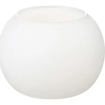 Svícen IKEA VINTERFINT Svícen na čajové svíčky bílý 7 cm sklo matné