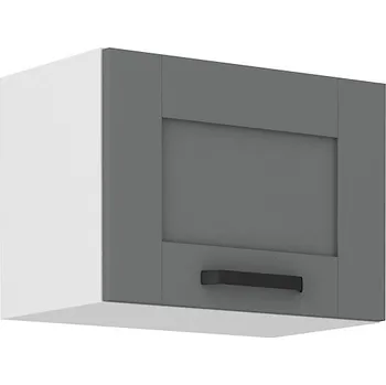 Kuchyňská linka Digestořová skříňka LAILI - šířka 50 cm, šedá / bílá