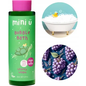 Mini U Přírodní bublinková pěna do koupele Hroznové Víno 0+