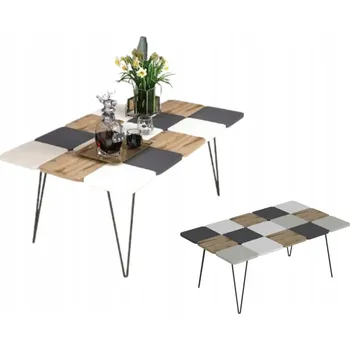 Konferenční stolek Kuchyňský stůl obdélníkový, odstíny béžové, 66 x 110 x 44 cm