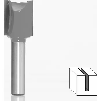 Vrták Drážkovací fréza, dvoubřitá