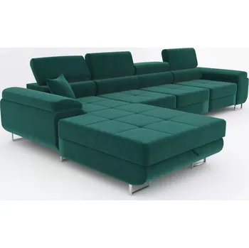 Sedací souprava Rohová sedací souprava ANDREA MAXI - zelená, levá