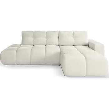 Sedací souprava Rozkládací sedačka s úložným prostorem TRURO 1 - světlá béžová 2, pravý roh