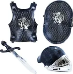 _Ostatní 1_ Sada rytířská plastová meč se štítem, helmou a vestou na kartě