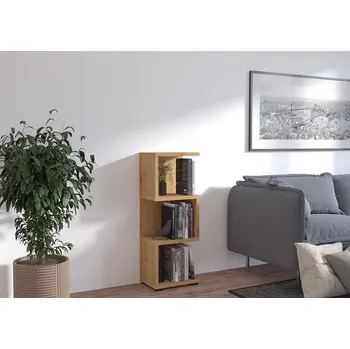 regál Designová knihovna MISHA 2 - dub artisan