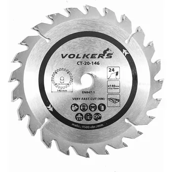 Vrták Kotouč na dřevo Volkers CT-20-146 140x12,75 mm