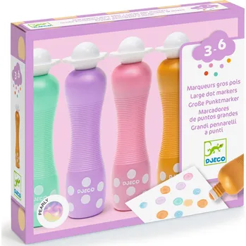 kreativní sada Djeco Pěnové fixy perleťové