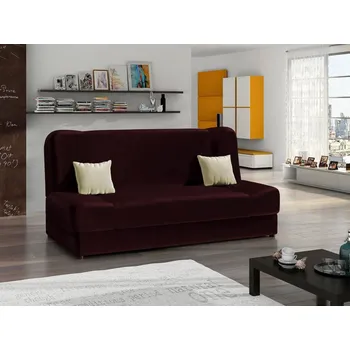 Pohovka Rozkládací pohovka IRINA - vínová / béžová