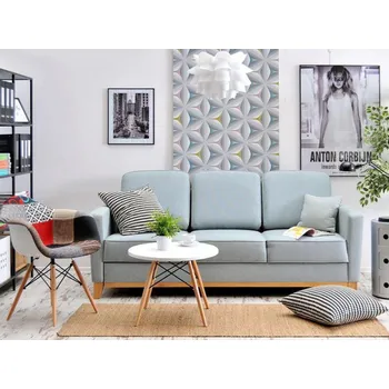 Pohovka Rozkládací pohovka NOHEMA - světle modrá / dub