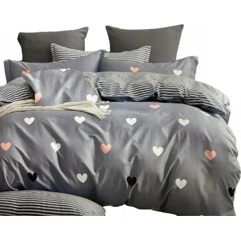 Povlečení SADA LŮŽKOVÉHO SADA POVLEČENÍ 160-200 CM POVLEČENÍ LŮŽKOVÉ POVLEČENÍ 100% BAVLNA, 3DÍLNÉ