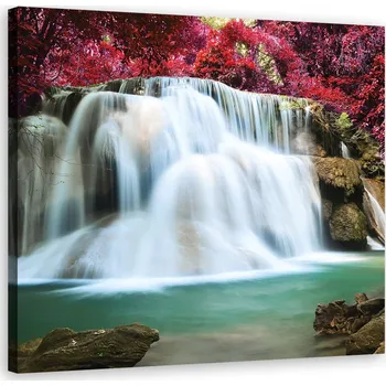 Obraz OBRAZ NA PLÁTNĚ Vodopád Hory Krajina