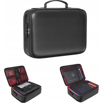 VODĚODOLNÁ OHNIVZDORNÁ OCHRANNÁ CESTOVNÍ TAŠKA NA DOKUMENTY A PENÍZE