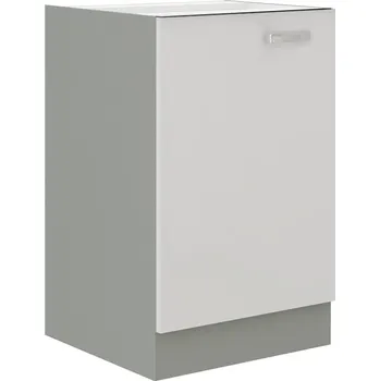 Kuchyňská linka Dolní jednodveřová skříňka ULLERIKE - šířka 40 cm, bílá / šedá