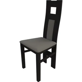 Jídelní židle Jídelní židle MOVILE 20 - wenge / šedá ekokůže