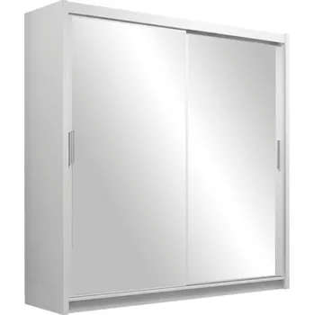 Šatní skříň Šatní skříň 203 JULIA se zrcadly - bílá