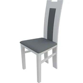 Jídelní židle Jídelní židle MOVILE 18 - bílá / šedá 1