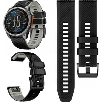 Řemínek na hodinky Řemínek moVear pro Garmin 26mm černý