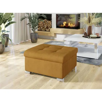 Taburet Taburetka do obýváku NELLI 1 - hořčicová