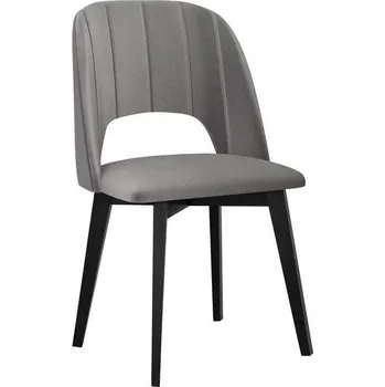 Jídelní židle Židle k jídelnímu stolu AFTON 8 - černá / světlá šedá