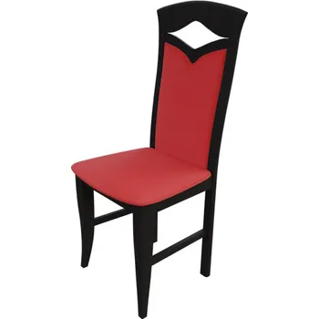 Jídelní židle Jídelní židle MOVILE 30 - wenge / červená ekokůže